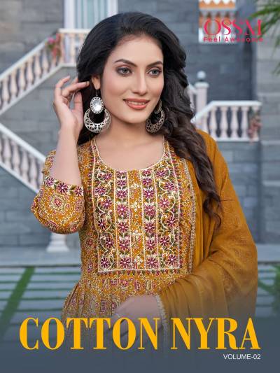 Cotton Nyra Vol 2 By Ossm Fancy Cotton Readymade Salwar Kameez Collection